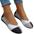 thumbnail image 3 of Sngxgn Women's Flats Shoes Ballet Flats Dress Shoes for Women Comfortable Slip on Shoes(Black,41), 3 of 8