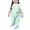 Green, variant on Weebloom Kids Chest Waders With Boots Youth Waterproof Fishing Wader For Toddler Children 3.5-4 Years
