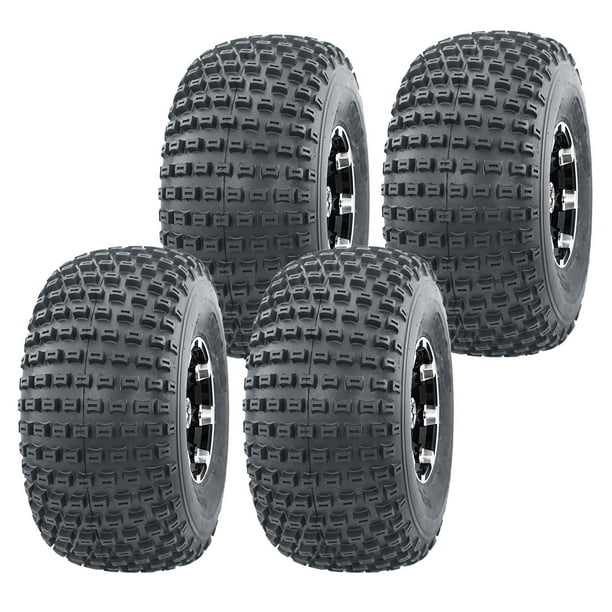 Set 4 WANDA Sport ATV Tires 22x118 22x11x8 Front & 22x1110 22x11x10