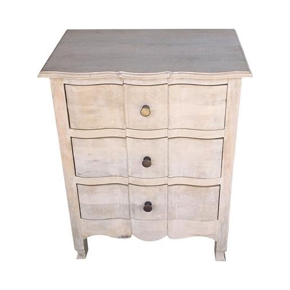 Moti 32014002 3 Drawers Laurent Nightstand