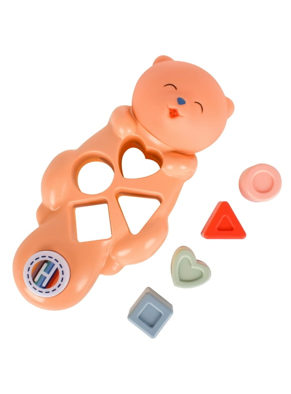 Hopscotch Lane Sea Otter Shape Sorter Bath Toy, Baby to Toddler 6+ Months, Unisex