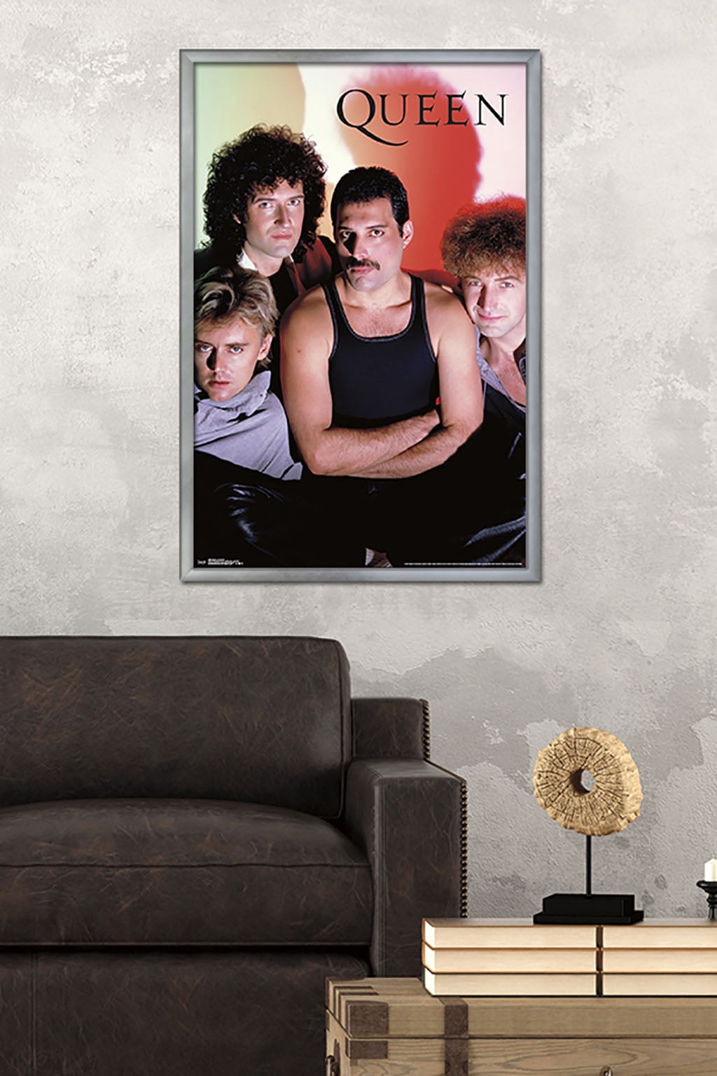 Queen - In Concert Wall Poster, 22.375" x 34", Framed