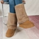 thumbnail image 4 of Botas de nieve de trabajo de goma para mujer Warmth Brown, 4 of 6