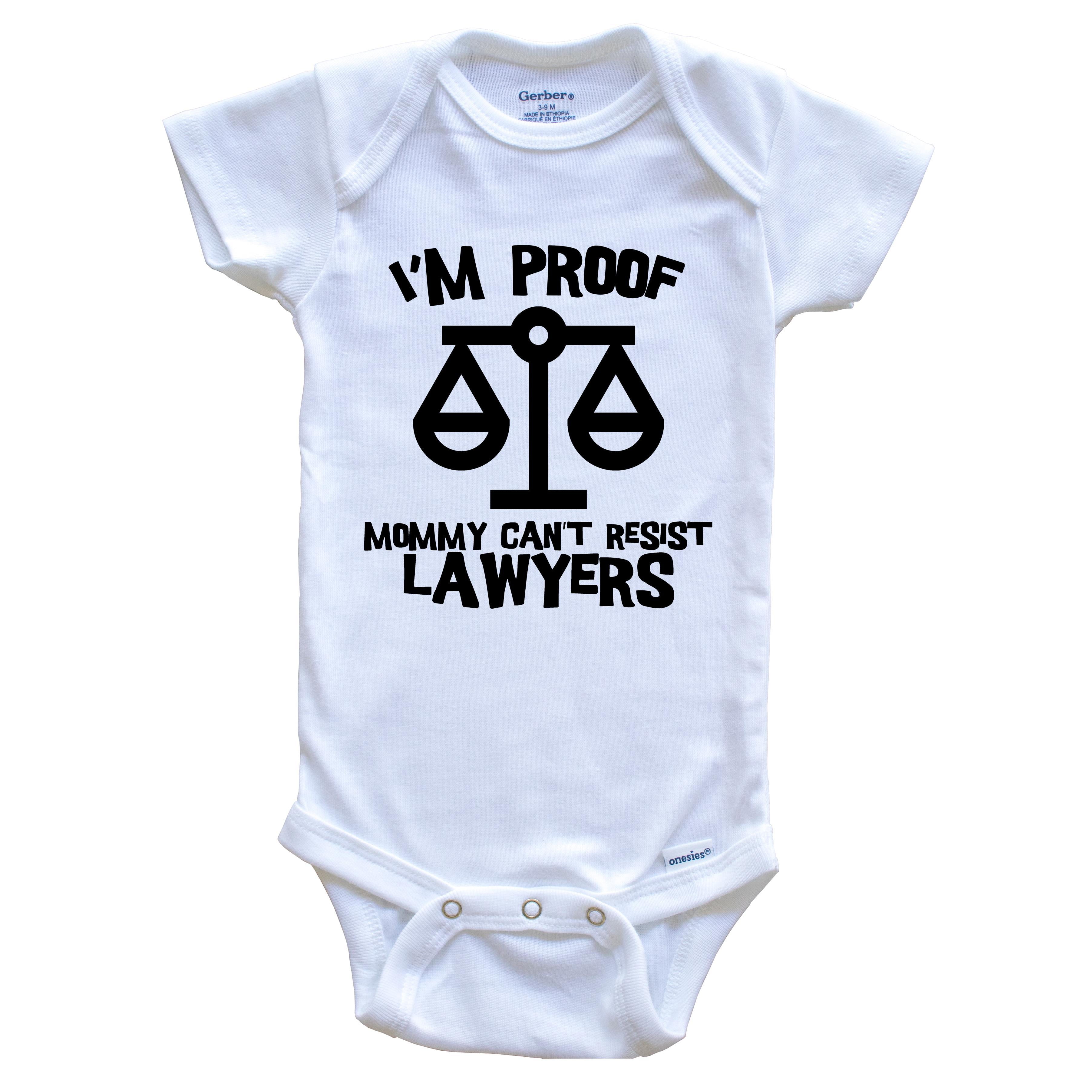 lawyer baby onesie