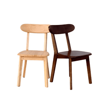 Solid wood dining chair