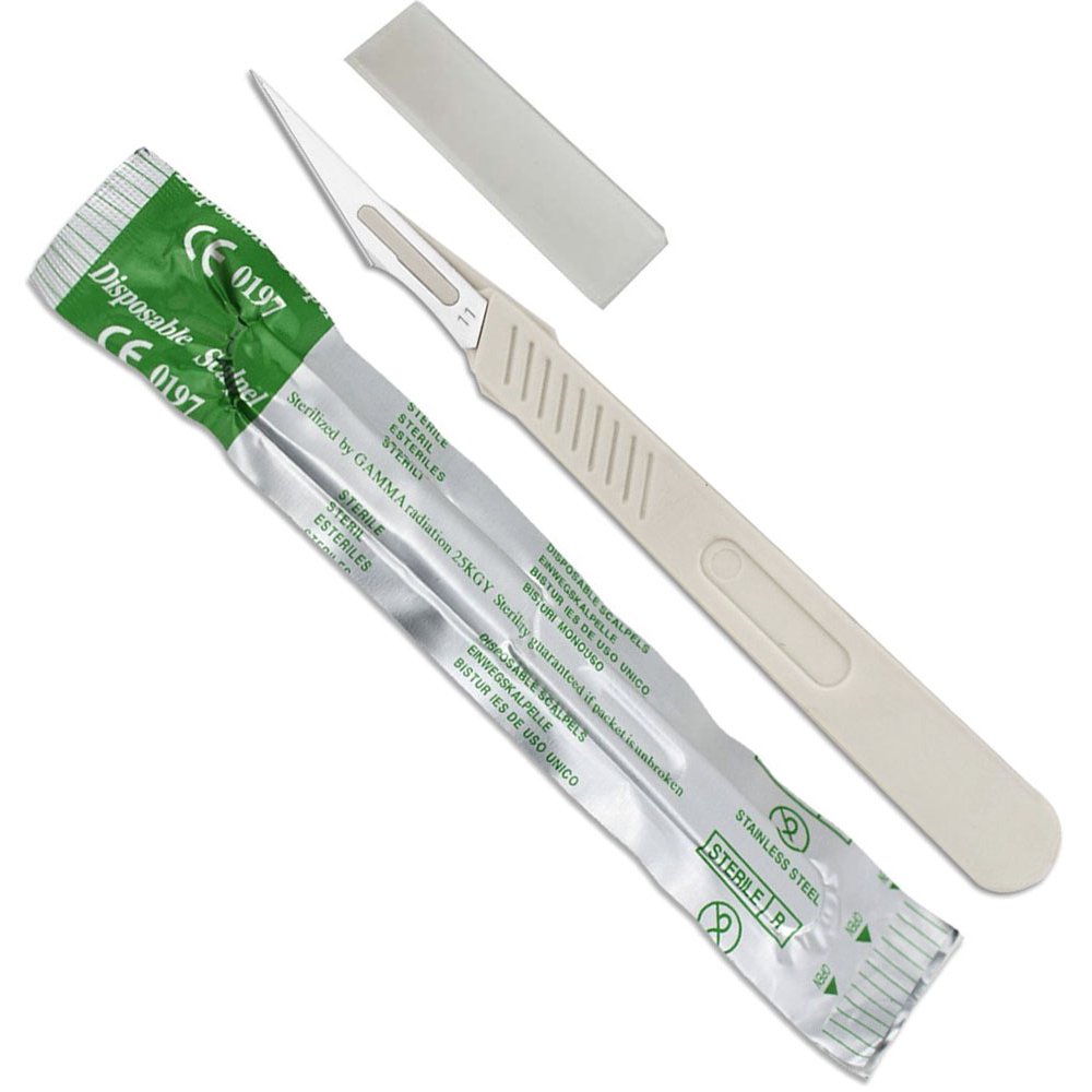 11 Blade Disposable Scalpel ( Pack of 10 Scalpels ) (ToolUSA PL06111Z10) 11 Blade Disposable Scalpel ( Pack of 10 Scalpels ) (ToolUSA PL06111Z10)
