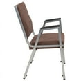 thumbnail image 6 of 1500 lb. Rated Brown Antimicrobial Fabric Bariatric Medical Reception Arm Chair, 6 of 7
