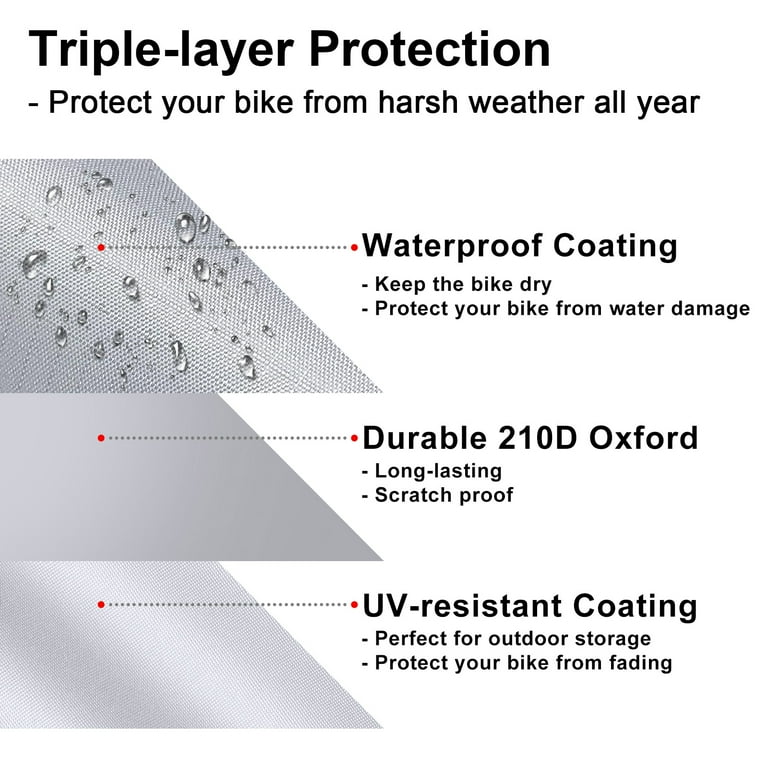 Triple bike cover 2025