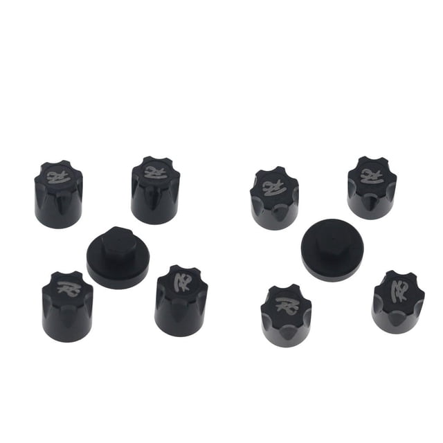 Tapa central de rueda aluminio de 8 piezas para 1:10 Zulema Tapa central de llanta de coche RC