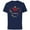 Navy, variant on Disney Minnie Mouse Family Holiday (Grandma) - Short Sleeve Cotton T-Shirt for Adults - Customized-Black