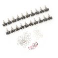 thumbnail image 2 of 20Pcs BERM Toggle Switch LED Light Rocker Button 3 Level 3 Pins On/Off/On 15A 250VAC, 2 of 5