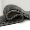 thumbnail image 5 of Mohawk Counterpoint Bath Mat Soft Absorbent Quick Dry Machine Washable Non-Slip Bathroom Mat, Pewter/White, 24" x 40", 5 of 6