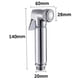thumbnail image 4 of 6x Rociador Cabezal inoxidable Pañal Inodoro Bidet Rociador cabezal - Lavabo Accesorios de repuesto para, 4 of 10