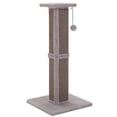 thumbnail image 6 of PAWZ Road 31" Natural Sisal Cat Scratching Post for Indoor Cat Scratcher with Plush Large Base, Gray, 6 of 11