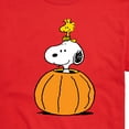 thumbnail image 3 of Peanuts - Snoopy Woodstock Pumpkin - Men's Short Sleeve Graphic T-Shirt, 3 of 6