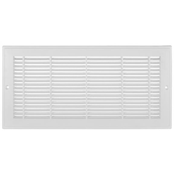 Imperial RG3010 Sidewall Grille, 13-1/4 in L, 7-1/4 in W, Polystyrene, White