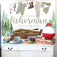thumbnail image 6 of 5x3ft Fishing Themed Baby Shower Backdrop a Little Fisherman is on His Way Backdrop Gone Fishing Party Photography Background Banner for Boys Baby Shower First Birthday Party Decor Supplies, 6 of 8