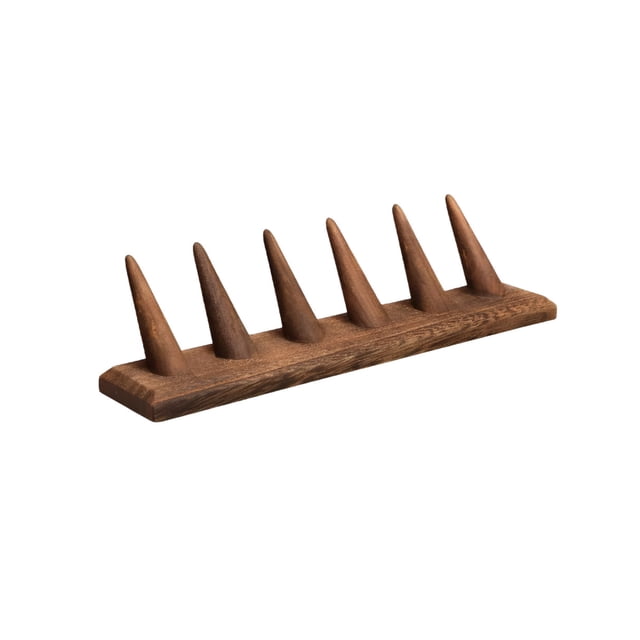 Exhibidor De Madera De Anillos Soporte Para Joyería Joyas