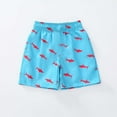 thumbnail image 6 of Gyexs Boys Swim Trunks Size 2T-3T Cartoon Dinosaur Print Swim Shorts Bathing Suit Elastic Waistband Casual Summer Beach Vacation Shorts X01-Sky Blue, 6 of 6