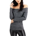 thumbnail image 1 of I.N.C Womens 2-Tone Pullover Sweater, Metallic, Small, 1 of 1
