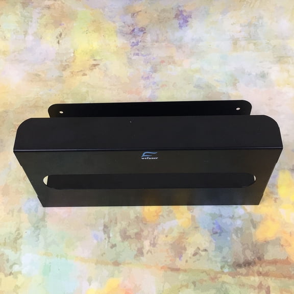 wefaner Holders for toilet paper – Stylish Black Metal Bathroom Toilet Holder with Space-Saving Wall-Mounted Design