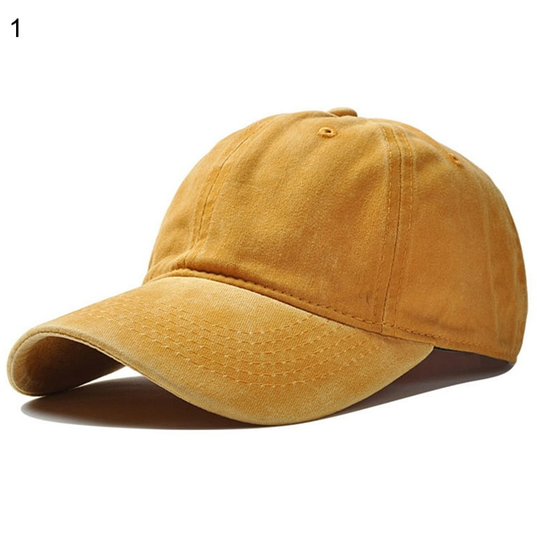 Fashion Solid Color Hip Hop Hat Unisex Adjustable Baseball