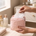 thumbnail image 3 of Small Cute Pouch For Purse Sanitary Pad Storage Bag With Flower Zipper Tampon Pad Holder Portable Period Bag Female Pink One Size, 3 of 6