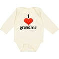 thumbnail image 3 of Inktastic I Love Grandma Boys or Girls Long Sleeve Baby Bodysuit, 3 of 5