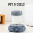thumbnail image 1 of tredstone Cleaning Supplies Multifunctional Kitchen Soap Dispenser Replaceable Head Washing Liquid Storage Tank Steel Wire for Pots Pans Add liquid PET, 1 of 5