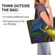 thumbnail image 2 of Disketp Cute Blue Frog Bolsa Tote Estampada para Mujer, Bolso de Hombro y de Mano para Compras y Viajes, 2 of 8