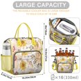 thumbnail image 5 of Pioneer Flower Floral Print Pattern Womens Lunch Box for Work,Insulated Large Lunch Bag for Tween and Teen,Loncheras Para Mujer,Leakproof Adult Lunch Bag for Work,Beach,Travel,Picnic,Camping, 5 of 6