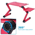 thumbnail image 3 of Support de Table pour Ordinateur Portable Réglable à 360° avec Carte Souris, Bureau d'Ordinateur Portable pour la Maison, 3 of 5