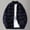 01 Navy, variant on YueHuiYing Men's Casual Fashion Cardigan Half Stand Collar Patchwork Knitted Cardigan Loose Sweater Loose Outerwear