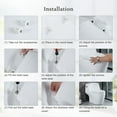 thumbnail image 6 of E-Greetshopping Slow Close Toilet Seat, Heavy Duty Round Plastic Toilet Seat, Universal Elongated Toilet Seat with Adjustable Hinge, Easy Install and Clean(White), 6 of 9