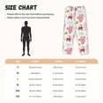 thumbnail image 3 of Uemuo a cow and a pig Pattern Women's Wide Leg Palazzo Lounge Pants with Pockets Light Weight Loose Comfy Casual Pajama Pants-Large, 3 of 6