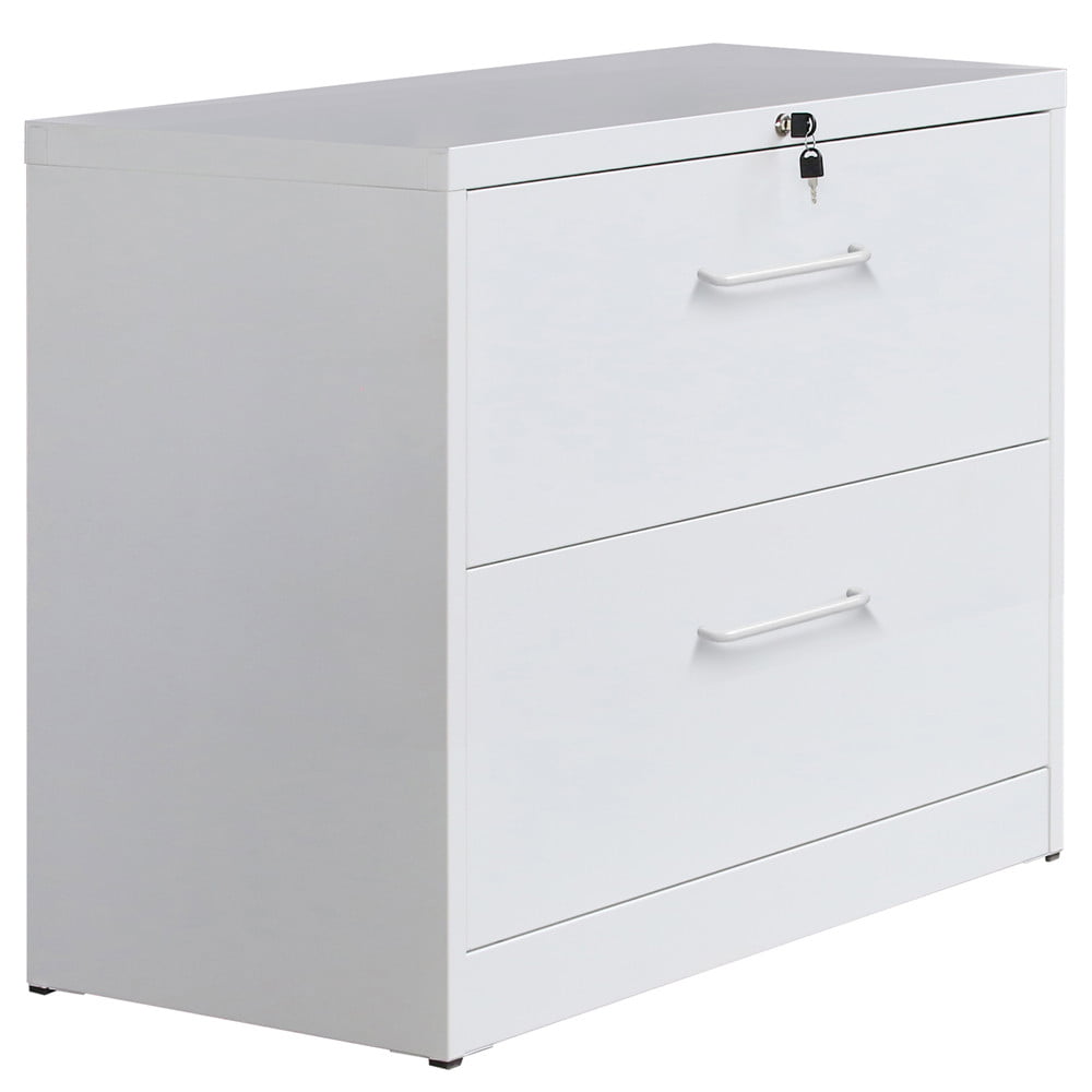 Secure Steel Locking Filing Lateral 2 Drawers File