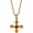 coffee, variant on 18K Plated Gold Cross Necklace Chunky Cross Necklace Summer Necklaces Vintage Necklace Y2k