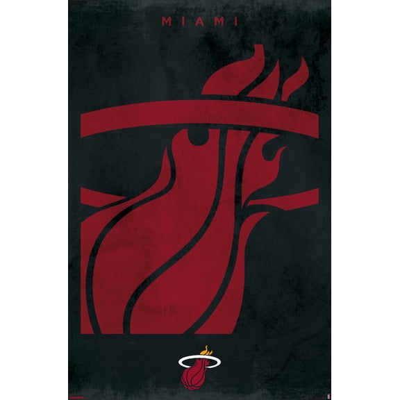 NBA Miami Heat - Logo 25 Wall Poster, 22.375" x 34"