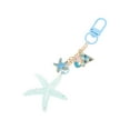 thumbnail image 5 of Unique Bargains 1 Pc Stylish Starfish Mermaid Handbag Charm Bag Accessories 4.45″ Light Blue, 5 of 5
