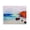 Deep Blue Rocky Seascape, variant on Stupell Industries Cottage Vibrant Confetti Garden Black Floating Frame Canvas Art, 21 x 17, by Lee Ann Zirbes