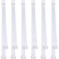 thumbnail image 1 of Tirantes de sujetador transparentes, 3 pares de tirantes de sujetador invisibles ajustables suaves para mujer 18 mm, 1 of 5