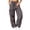 Brown, variant on Women's Relaxed Fit Workwear Pants with Wide Leg and Patch Pockets, High Waisted Drawstring Cargo Trousers for Casual Comfort and Daily Outfits