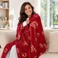 thumbnail image 7 of WWC Christmas Throw Blanket, 28x40 inch Soft Flannel Santa Christmas Plush Throw, Cozy Christmas Decor Blanket for Couch and Bedroom, 7 of 7