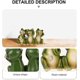 thumbnail image 5 of Miniature Frog Figurine Resin Frog Statue Collectible Cartoon Animal Figurine Sculpture, 5 of 5