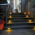 thumbnail image 5 of 4PCS Outdoor Solar Stair Lights Waterproof LED Yard Decor Wall Fence Rail Staircase Step Lights, Energy-saving, Durable, Ideal for Home Garden Pathway, 5 of 8