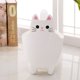 thumbnail image 2 of Mini cubos de basura de mesa ABS con forma de gato de dibujos animados, 2 uds., cubos de almacenamiento (negro/blanco) JAMW Sencillez, 2 of 5