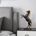 thumbnail image 4 of Figura clásica de caballo de resina, regalos perfectos, estatua hermosa de Animal para la habitación del hogar, 4 of 8