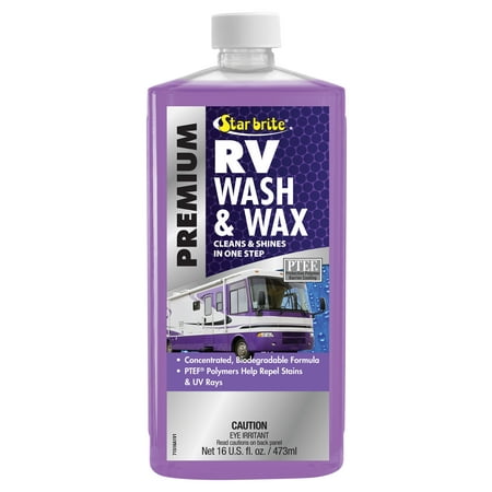 Star Brite 071516P Starbrite Rv Wash & Wax 16 Oz (Best Wash And Wax Car Shampoo)