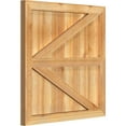 thumbnail image 6 of 26 7/8"W X 27"H Timbercraft Five 5 3/8" Boards Framed Board-N-Batten Shutters W/Z-Bar, Rough Sawn Western Red Cedar (Per Pair), 6 of 13