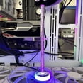 thumbnail image 2 of 5V 3Pin ARGB Graphics Card Bracket Support GPU Bracket for Aura Sync Height Adjustable Video Card Holder for Desktop PC, 2 of 6